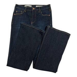 Pilcro Button Hem Detail High-Rise Bootcut Jeans Pants Size 27 ANTHROPOLOGIE ECU